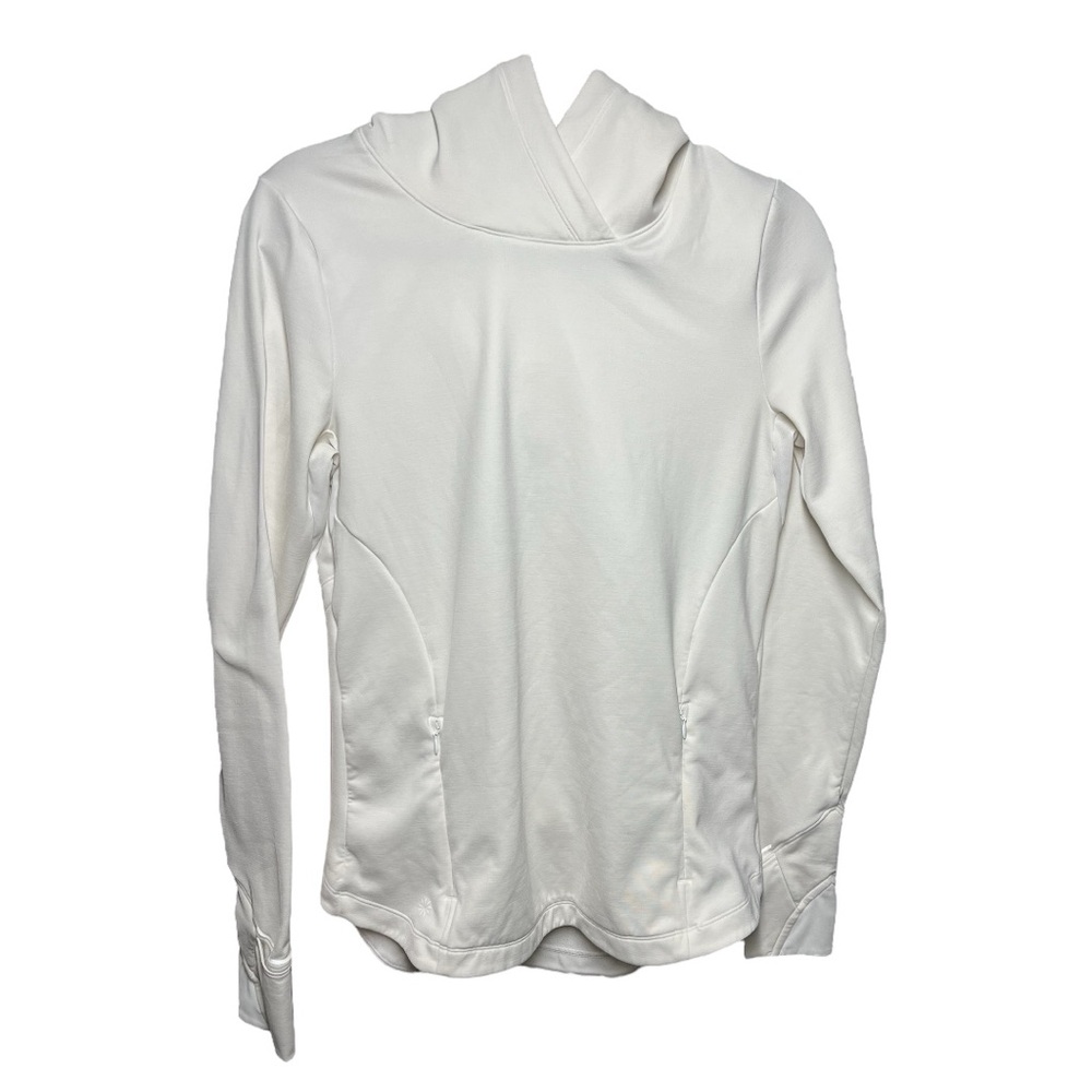 Athleta Hoodie Women's XS Off White Sweatshirt Hoodie Pullover